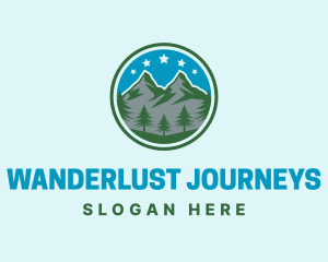 Mountain Outdoor Adventure  Logo