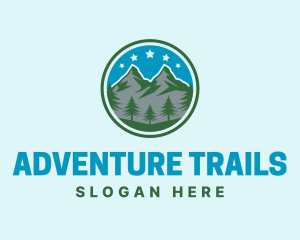 Mountain Outdoor Adventure  logo design