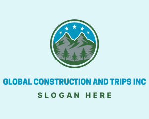 Peak - Mountain Outdoor Adventure logo design
