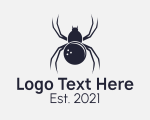 Gray Spider Bowling Ball logo design