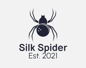 Gray Spider Bowling Ball logo design