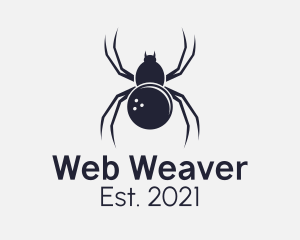 Spider - Gray Spider Bowling Ball logo design