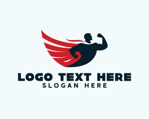 Cape - Comic Man Superhero logo design