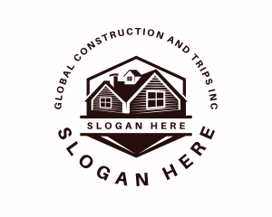 House Roofing Property  Logo