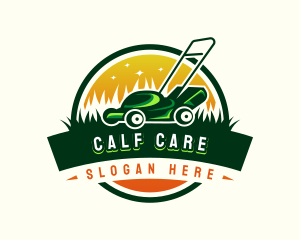 Grass Cutter Gardening logo design