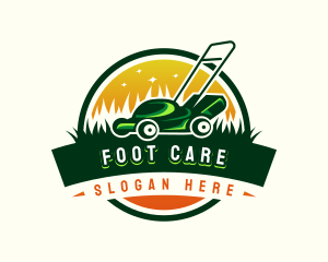 Grass Cutter Gardening logo design