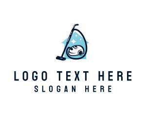 Cleaning - Vacuum Sparkle Housekeeping logo design