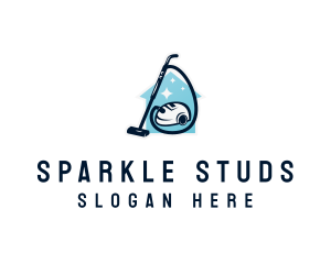 Vacuum Sparkle Housekeeping logo design