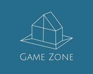 Geometric House Real Estate Logo