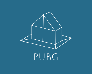 Geometric House Real Estate Logo