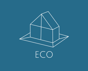 Town - Geometric House Real Estate logo design