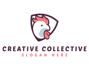 Rooster Chicken Hen logo design