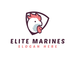 Rooster Chicken Hen logo design