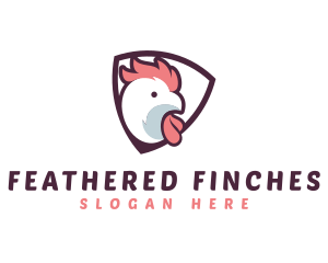 Rooster Chicken Hen logo design