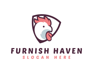 Rooster Chicken Hen logo design