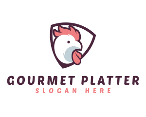 Rooster Chicken Hen logo design