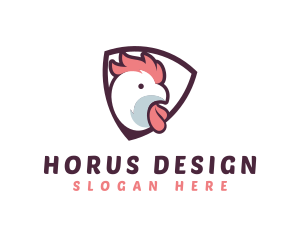 Rooster Chicken Hen logo design