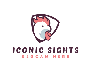 Rooster Chicken Hen logo design