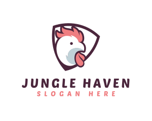 Rooster Chicken Hen logo design