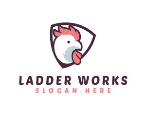 Rooster Chicken Hen logo design