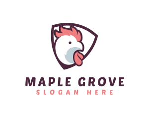 Rooster Chicken Hen logo design