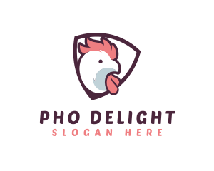 Rooster Chicken Hen logo design