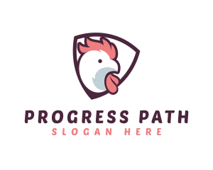 Rooster Chicken Hen logo design