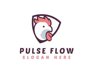 Rooster Chicken Hen logo design