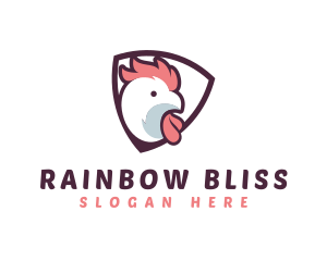 Rooster Chicken Hen logo design