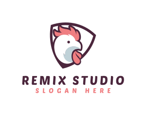 Rooster Chicken Hen logo design