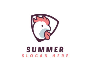 Rooster Chicken Hen logo design