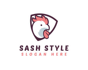 Rooster Chicken Hen logo design