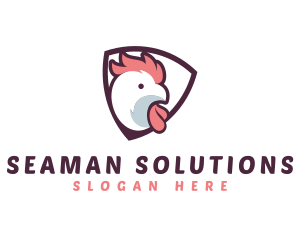 Rooster Chicken Hen logo design