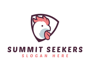 Rooster Chicken Hen logo design