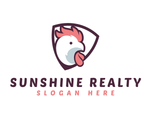 Rooster Chicken Hen logo design