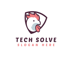 Rooster Chicken Hen logo design