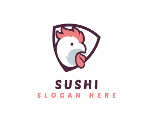 Rooster Chicken Hen logo design