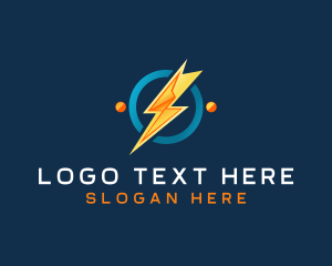 Volt - Lightning Spark Outlet logo design