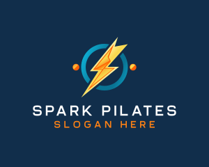 Lightning Spark Outlet logo design