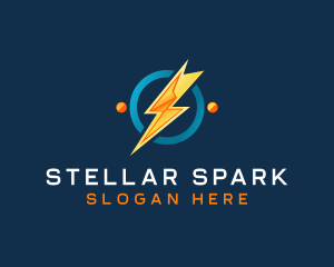 Lightning Spark Outlet logo design