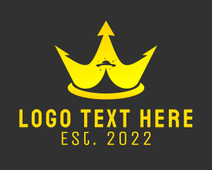 Lux - UFO Royal Crown logo design