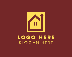 Village - Realty Home Arrow logo design