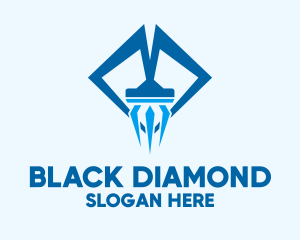 Diamond Cleaning Service  logo design