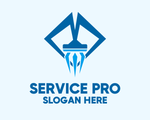 Diamond Cleaning Service  logo design