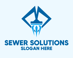 Diamond Cleaning Service  logo design