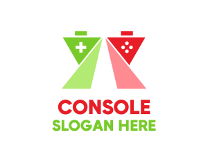 Polygon Geometric Controller logo design