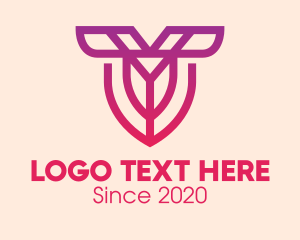 Armor - Shield Armor Letter Y logo design