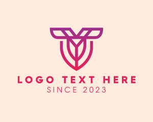 Lettermark - Shield Armor Letter Y logo design