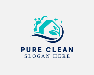 Eco Friendly Home Cleaning logo design