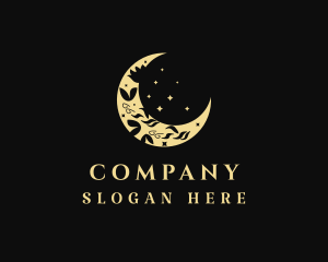 Magical - Cosmic Moon Astronomy logo design